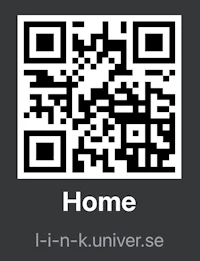 a qr code with the word home on it