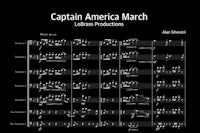 captain america march sheet music
