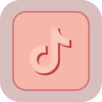 a pink square with a tikit icon on it