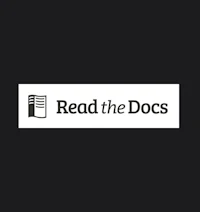 read the docs logo on a black background