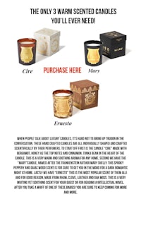 the only warm scented candles you'll ever need