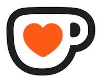 a coffee cup with a heart in it