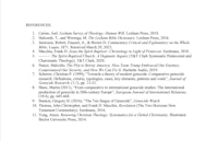 a list of references in a document