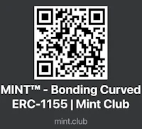mint bonding curved erc 155 mint club qr code