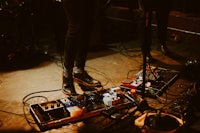 a group of people standing on a stage