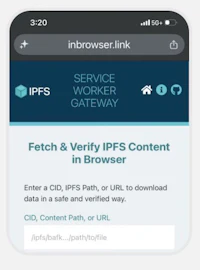 ipfs service worker - fetch and verify ipfs content in browser