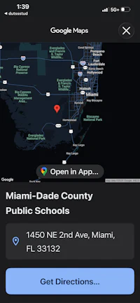 miami dae county public schools - screenshot