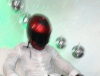a man wearing a helmet