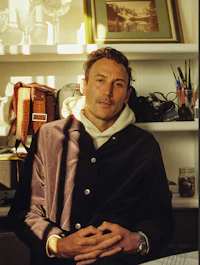 a man sitting at a desk