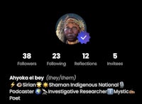 a screenshot of the ayoke el twitter account