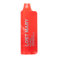 a red bottle with the words lost mary on it