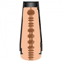 the inside of a sex toy with a teddy bear on it