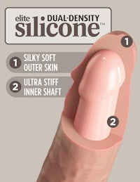 elite dual-density silicone