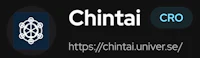 the logo for chintai cro on a black background