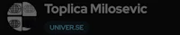 a black background with the words topica millesevic universe