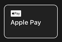 apple pay logo on a black background