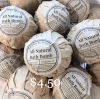 all natural bath bombs