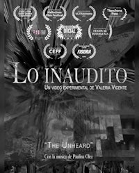 the poster for the film,'lo inaudito'