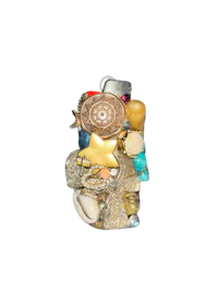 a ring with a lot of different items on it
