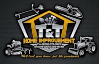 t & t home improvement logo