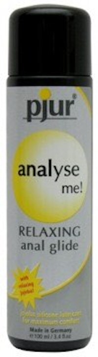 a jar of analyze me relaxing anal glide