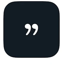 a black square with a quote on it