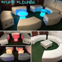 a series of pictures showing different types of lounge furniture