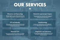 the homepage of a medical clinic with the words'our services'