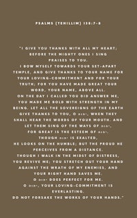 a poem with the words 'thank you' on a brown background