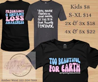 too beautiful for earth t - shirts