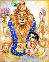 a painting of lord ganesha and his son