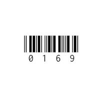 a barcode on a white background