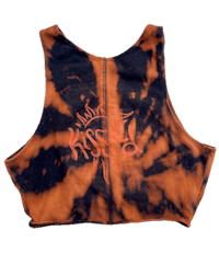 bleach dye one of one screen printed 