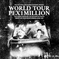 a poster for world tour pex million