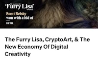 the furry lisa, crypto, and the new economy of digital creativity