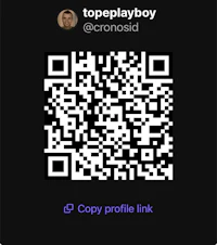 a screenshot of a qr code with the text'topplayboy'