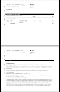 a black and white image of a document with a black background