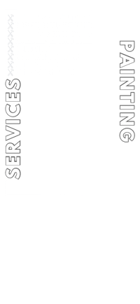 a black and white poster for a painting service