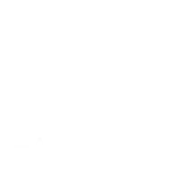 a white logo with a triangle on it