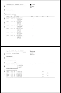 a black and white image of a receipt sheet
