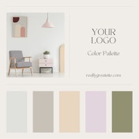 a color palette for your logo