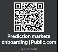prediction markets on boarding public com qr code