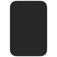 a black square on a black background