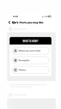a screenshot of a mobile app with the words'what is now?'