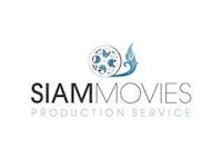 the logo for siam movies production service