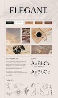 elegant web design psd