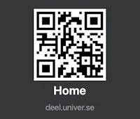 a qr code with the word home on it