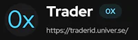 a black background with the words trader and ox