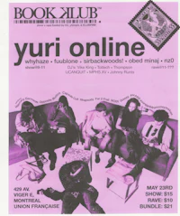 a poster for the book club yuri online