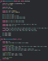 a screen shot of a computer screen showing a number of lines of code